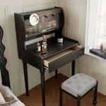 Elegant Ash Wood Stool with Synthetic Leather Seat - Perfect for Any Space ful-4446-st