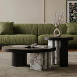 Modern Multi-Layer Tea Table with Stone Accent – Elevate Your Living Space ful-4465