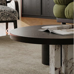 Modern Multi-Layer Tea Table with Stone Accent – Elevate Your Living Space ful-4465