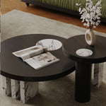 Modern Multi-Layer Tea Table with Stone Accent – Elevate Your Living Space ful-4465