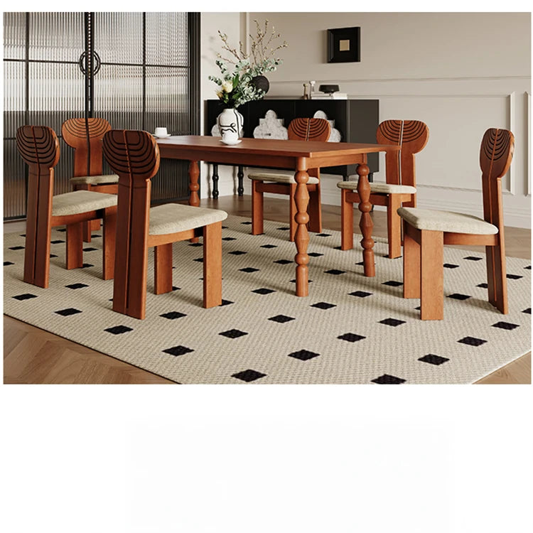 Innovative Ash Wood Dining Chair with Cotton-Ramie Upholstery - Modern Elegance for Your Home ful-4468