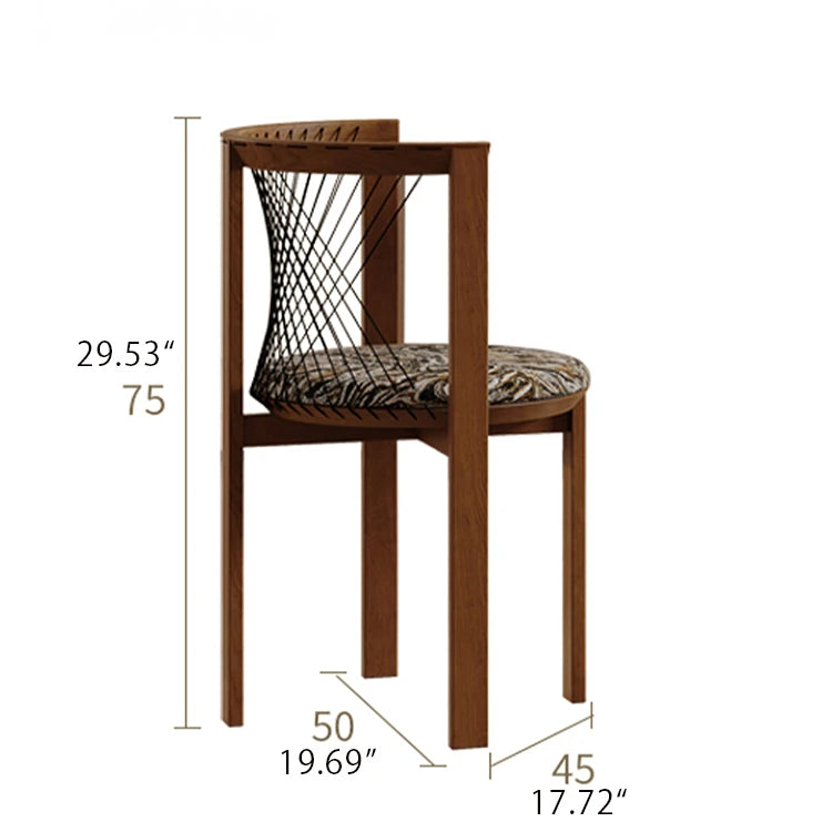 Modern Ash Wood Dining Chair with Stylish Synthetic Leather – Elegant Seating for Your Home ful-4470