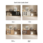 Stylish Black Glass-Cabinet with Three Spacious Drawers – Ultimate Storage Solution! fvp-4596