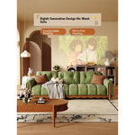 Comfortable Eighth Generation Design Sofa with Ash Wood Frame – No-Wash Convenience & Modern Style fvp-4598