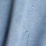 Chic Light Gray Blue Sofa - Solid Wood Frame & Premium Leathaire Upholstery fwlp-944