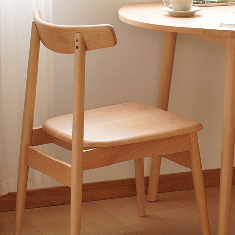 Beech Wood Chair in Natural Finish - Elegant and Timeless Design fxgmz-593