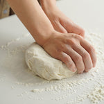 Elegant White Natural Wood Dining Table with Durable Sintered Stone Top & Sturdy Beech Wood Multi-Layer Board fxgmz-598