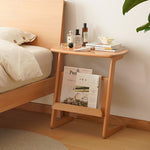 Elegant Natural Beech Wood Tea Table – Stunning Home Decor Piece fxgmz-620