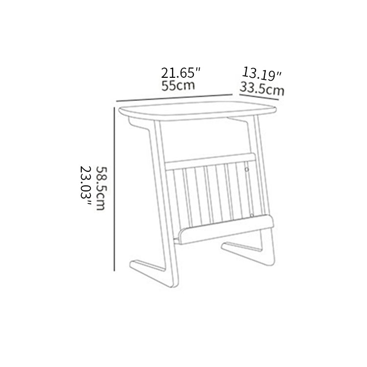 Elegant Natural Beech Wood Tea Table – Stunning Home Decor Piece fxgmz-620