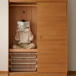 Elegant Natural Cherry and Beech Wood Cabinet – Exquisite Wooden Home Furniture fxgmz-621
