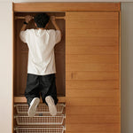 Elegant Natural Cherry and Beech Wood Cabinet – Exquisite Wooden Home Furniture fxgmz-621