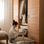 Elegant Natural Cherry and Beech Wood Cabinet – Exquisite Wooden Home Furniture fxgmz-621