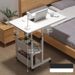 Natural Wood Color Multi-Layer Board - Stylish Table with White and Black Accents fxjc-508