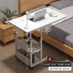 Natural Wood Color Multi-Layer Board - Stylish Table with White and Black Accents fxjc-508