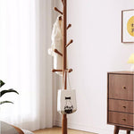 Stylish Multi-Color Wooden Coat Hangers - Brown, Green, Gray, Blue & Natural Beech fxjc-512