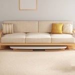 Natural White Solid Wood Tea Table - Elegant and Durable Design fxjc-914