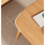 Natural White Solid Wood Tea Table - Elegant and Durable Design fxjc-914