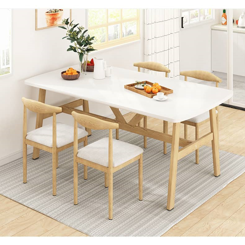 Elegant Natural White and Brown Table - Perfect for Any Modern Home Decor fxjc-921