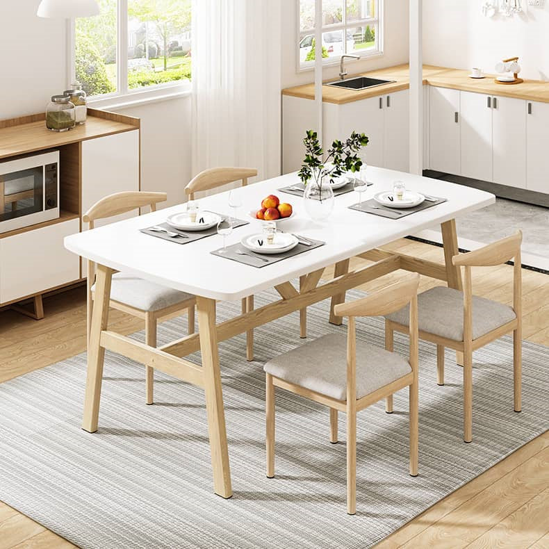 Elegant Natural White and Brown Table - Perfect for Any Modern Home Decor fxjc-921