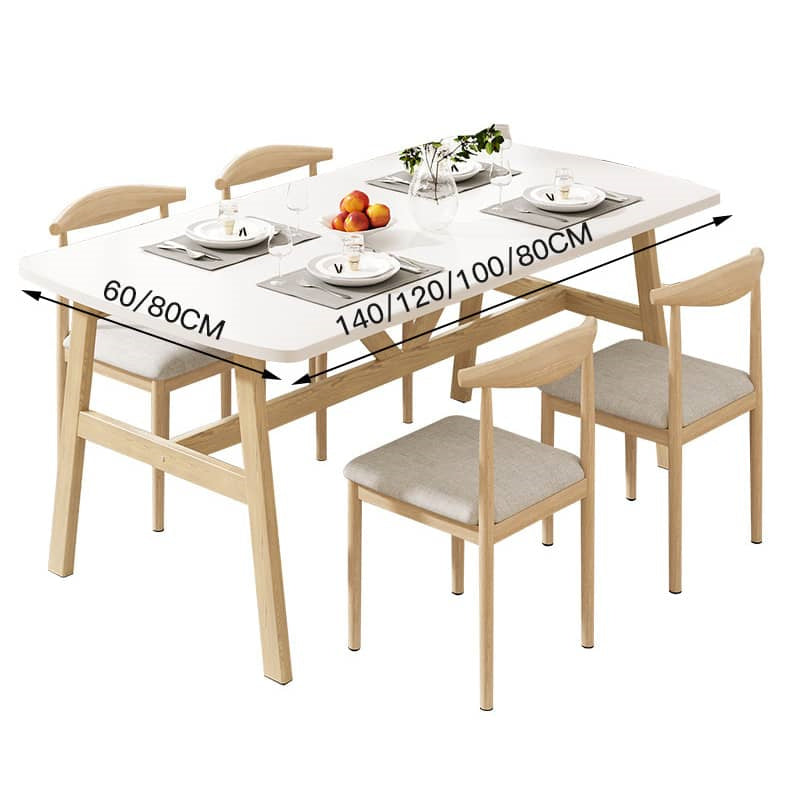 Elegant Natural White and Brown Table - Perfect for Any Modern Home Decor fxjc-921