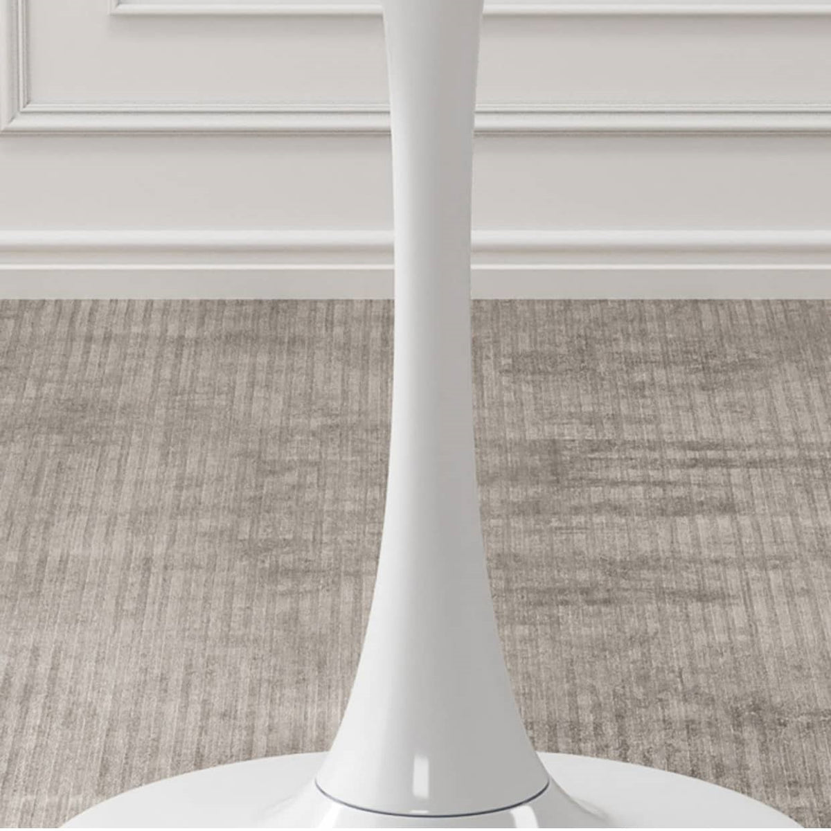 Sleek Modern Table in Elegant White and Black Finish fxjc-922