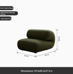 Stylish PineFoam Faux Lambswool Sofa for Modern Living Spaces – Cozy and Contemporary Design fxmj-3037