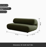 Stylish PineFoam Faux Lambswool Sofa for Modern Living Spaces – Cozy and Contemporary Design fxmj-3037