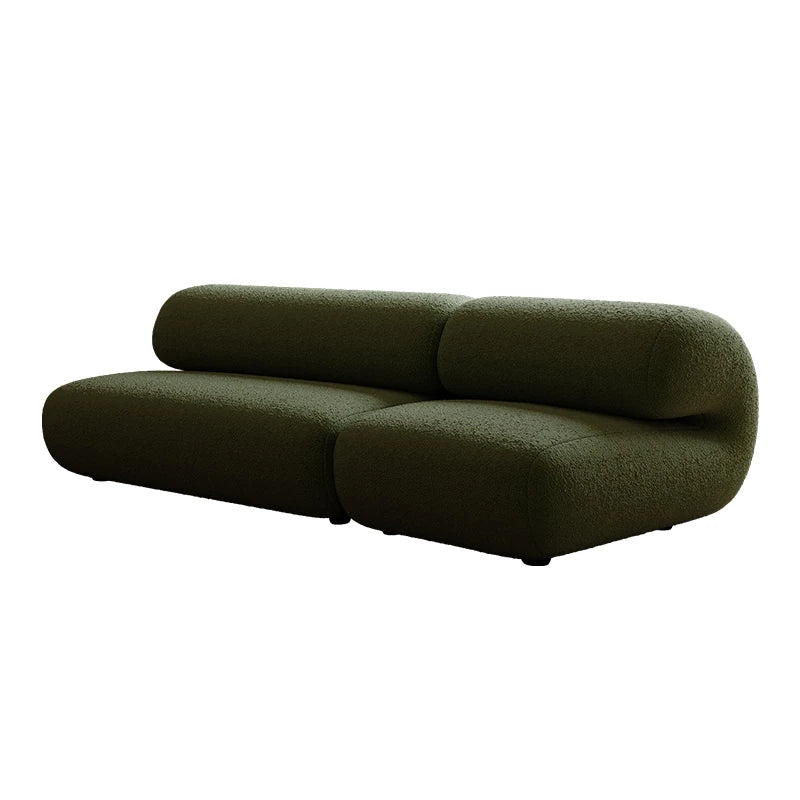 Stylish PineFoam Faux Lambswool Sofa for Modern Living Spaces – Cozy and Contemporary Design fxmj-3037