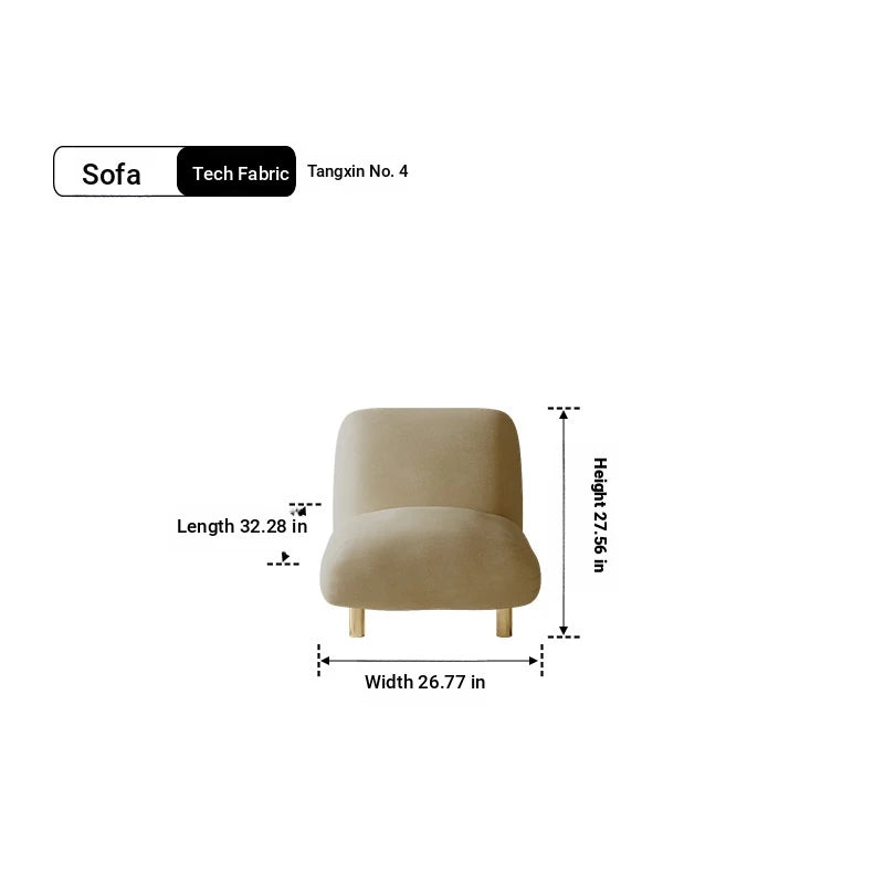 Modern Pine Techno Fabric Sofa - Stylish and Comfortable Living Room Furniture fxmj-3038