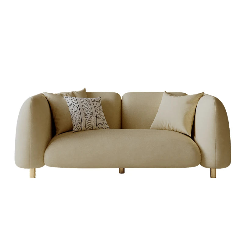 Modern Pine Techno Fabric Sofa - Stylish and Comfortable Living Room Furniture fxmj-3038