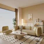 Modern Pine Techno Fabric Sofa - Stylish and Comfortable Living Room Furniture fxmj-3038