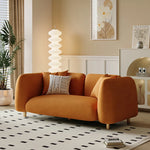Modern Pine Techno Fabric Sofa - Stylish and Comfortable Living Room Furniture fxmj-3038