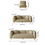 Modern Pine Techno Fabric Sofa - Stylish and Comfortable Living Room Furniture fxmj-3038