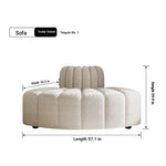 Stylish Pine Sofa with Modern Curved Design - Perfect for Any Living Space fxmj-3039