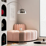 Stylish Pine Sofa with Modern Curved Design - Perfect for Any Living Space fxmj-3039