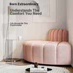 Stylish Pine Sofa with Modern Curved Design - Perfect for Any Living Space fxmj-3039