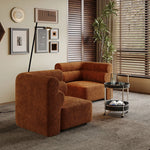 Luxurious Solid Wood Chenille Sofa – Modern Design for Stylish Living Spaces fxmj-3041