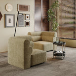 Luxurious Solid Wood Chenille Sofa – Modern Design for Stylish Living Spaces fxmj-3041
