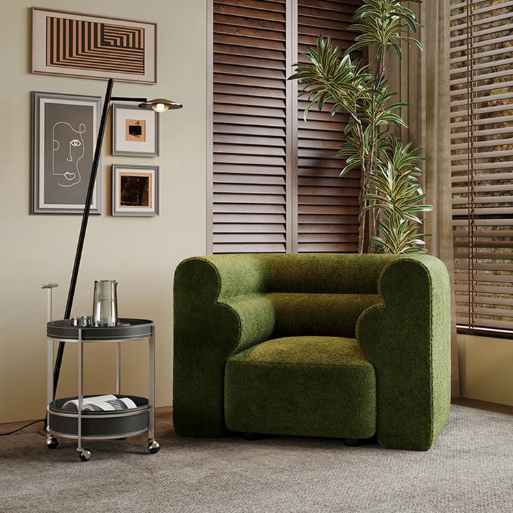 Luxurious Solid Wood Chenille Sofa – Modern Design for Stylish Living Spaces fxmj-3041