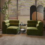 Luxurious Solid Wood Chenille Sofa – Modern Design for Stylish Living Spaces fxmj-3041
