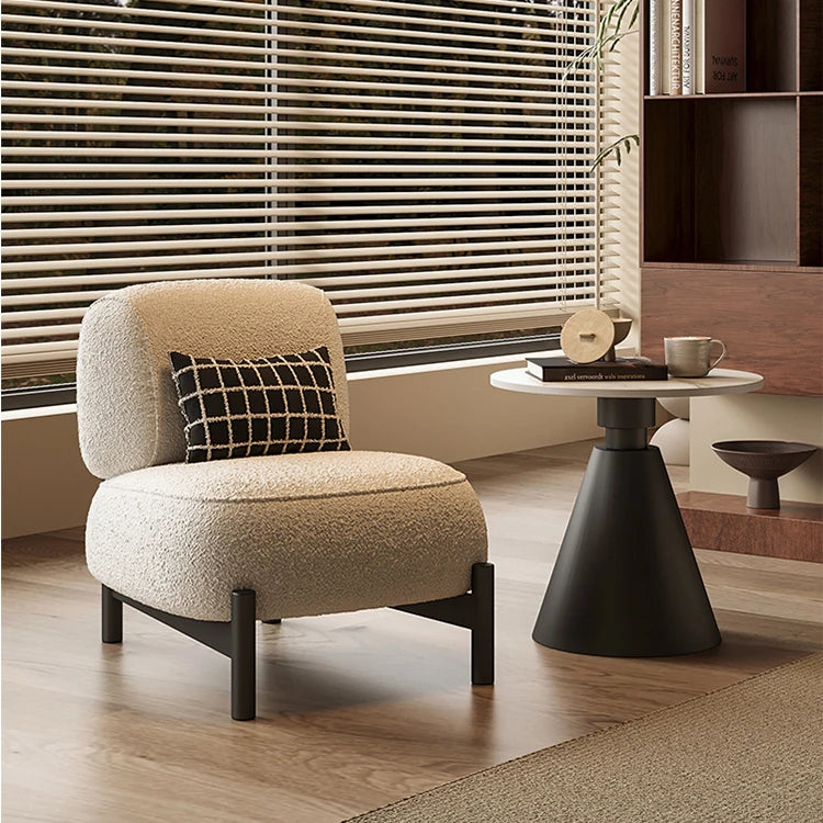Sleek Pine Accent Chair with Plush Upholstery - Modern Comfort for Any Space fxmj-3042