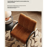 Trendy Solid Wood Chenille Accent Chair – Stylish Comfort for Your Living Space fxmj-3043