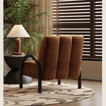 Trendy Solid Wood Chenille Accent Chair – Stylish Comfort for Your Living Space fxmj-3043