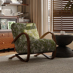 Stylish Faux Lambswool Sofa Chair with Elegant Wood Frame - Perfect for Modern Living Rooms fxmj-3047