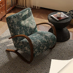 Stylish Faux Lambswool Sofa Chair with Elegant Wood Frame - Perfect for Modern Living Rooms fxmj-3047