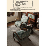 Stylish Faux Lambswool Sofa Chair with Elegant Wood Frame - Perfect for Modern Living Rooms fxmj-3047