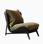 Stylish Synthetic Leather Accent Chair with Plush Cotton Cushion – Perfect for Modern Living Spaces fxmj-3051