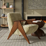 Stylish Ash Wood Chenille Sofa Chair for Modern Living Spaces – Comfortable & Chic Accent Furniture fxmj-3052