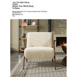 Stylish Ash Wood Chenille Sofa Chair for Modern Living Spaces – Comfortable & Chic Accent Furniture fxmj-3052