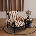 Stylish Accent Chair with Ash Wood Frame and Soft Chenille Upholstery - Ideal for Cozy Living Spaces fxmj-3053